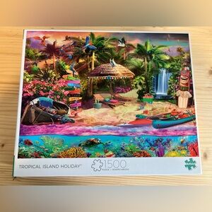 Buffalo Tropical Island Holiday 1,500 Piece Puzzle